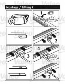 Щетка стеклоочистителя SWF для VW Golf IV / Hyundai Getz (2002-2010) задняя / 350мм Щетка стеклоочистителя SWF для VW Golf IV / Hyundai Getz (2002-2010) задняя / 350мм