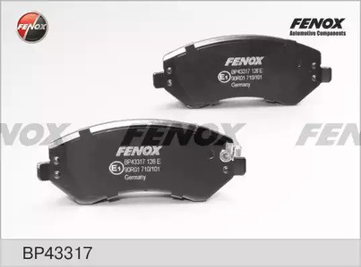 Колодки тормозные передние комплект FENOX для Chrysler Voyager / Liberty 02>
