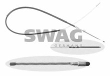 Трос стояночного тормоза SWAG для VW Golf II / Jetta 83-88 барабанный тормоз / 1748 / 1088