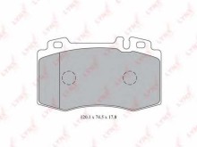 Колодки тормозные передние комплект Lynx для Mercedes Benz W203 / W211 / W220 Колодки тормозные передние комплект Lynx для Mercedes Benz W203 / W211 / W220