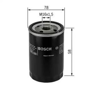 Фильтр воздушный BOSCH для Iveco Cursor тонкой очистки сжатого воздуха турбины