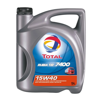 Масло моторное Total для Total 7400 15W40 5L МИНЕРАЛЬНОЕ MAN M 3275 / MB228.3 / Volvo VDS-3