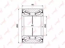 Подшипник задней ступицы Lynx для Toyota Land Cruiser (120) / Prado (2002>) Подшипник задней ступицы Lynx для Toyota Land Cruiser (120) / Prado (2002>)