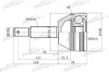 ШРУС наружный передний Patron для Ford Transit (2006>) С ABS = 48 зуб. к-кт с пыльником ШРУС наружный передний Patron для Ford Transit (2006>) С ABS = 48 зуб. к-кт с пыльником