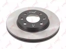 Диск тормозной передний вентилируемый Lynx для Chevrolet Aveo (T200) (2003-2008) / Aveo (T250) (200 D=236 mm. !!!!!!6 / 7 отв.