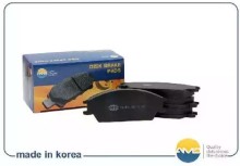 Колодки тормозные передние комплект AMD для Hyundai Getz (2002>) / Honda Accord III Колодки тормозные передние комплект AMD для Hyundai Getz (2002>) / Honda Accord III