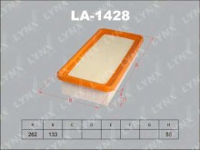 Фильтр воздушный Lynx для Kia RIO (2005>) / Hyundai Accent (2005>) 1.4 / 1.6 Фильтр воздушный Lynx для Kia RIO (2005>) / Hyundai Accent (2005>) 1.4 / 1.6