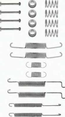 Комплект установочный задних колодок Mintex для VW Golf III 1.4-2.8 91-97 Комплект установочный задних колодок Mintex для VW Golf III 1.4-2.8 91-97