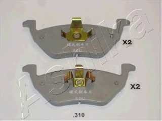 Колодки тормозные задние дисковые комплект Ashika для Ford America Escape (2001>)