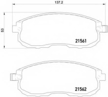 Колодки тормозные передние комплект Textar для Nissan Teana L33 (2013>) Колодки тормозные передние комплект Textar для Nissan Teana L33 (2013>)