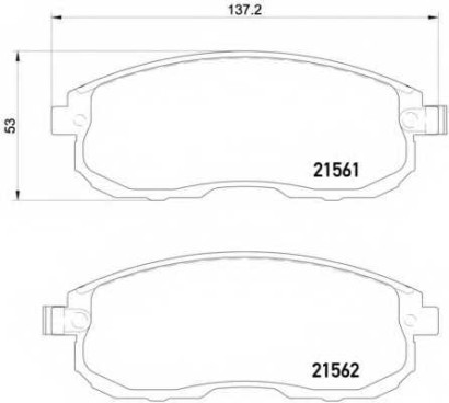 Колодки тормозные передние комплект Textar для Nissan Teana L33 (2013>)