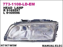 Фара правая Depo для Volvo S70 / V70 97> эл / регулируемая / H7 / H7 Фара правая Depo для Volvo S70 / V70 97> эл / регулируемая / H7 / H7