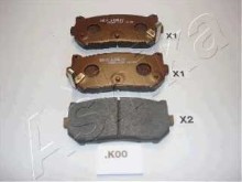 Колодки тормозные задние дисковые комплект Ashika для Kia Carens >02 / Spectra (2001>) Колодки тормозные задние дисковые комплект Ashika для Kia Carens >02 / Spectra (2001>)