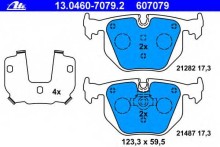 Колодки тормозные задние дисковые комплект ATE для BMW X3 E83 (2004>) / Range Rover III (LM) (2002>) Колодки тормозные задние дисковые комплект ATE для BMW X3 E83 (2004>) / Range Rover III (LM) (2002>)