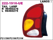 Фонарь задний левый Depo для Chevrolet Lanos (2004>) Фонарь задний левый Depo для Chevrolet Lanos (2004>)