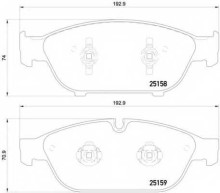 Колодки тормозные передние комплект Textar для Audi A6 [C7,4G] (2011>)