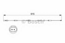 Датчик износа колодок BOSCH для 5-СЕРИЯ F10 / F11 (2009>)