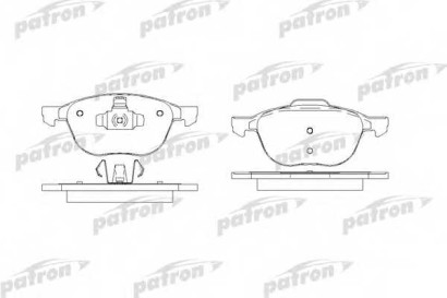 Колодки тормозные передние комплект Patron для Ford Focus II / III, Mazda 3, Volvo S40