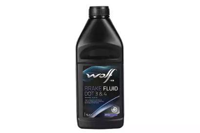 Жидкость тормозная Wolf для Wolf Dot 3, DOT 4 1Л
