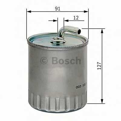 Фильтр топливный BOSCH MB W202, ML 2.0-2.7CDI
