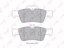Колодки тормозные задние дисковые комплект Lynx для Mercedes Benz W221 (2005-2013)