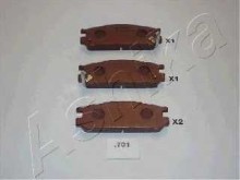 Колодки тормозные задние дисковые комплект Ashika для Subaru Impreza / Legacy / SVX Колодки тормозные задние дисковые комплект Ashika для Subaru Impreza / Legacy / SVX
