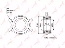 Подшипник ступицы Lynx для Audi A4 [B8] (2007-2015)
