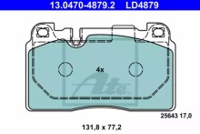 Колодки тормозные передние комплект ATE для Audi Q5 (2008>) Колодки тормозные передние комплект ATE для Audi Q5 (2008>)