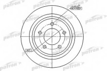 Диск тормозной задний Patron для Chrysler Pacifica (2004>) Диск тормозной задний Patron для Chrysler Pacifica (2004>)