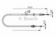 Трос стояночного тормоза левый BOSCH для Ford Galaxy / Mondeo IV / S-Max Трос стояночного тормоза левый BOSCH для Ford Galaxy / Mondeo IV / S-Max