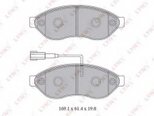 Колодки тормозные передние комплект Lynx для Peugeot Boxer (2006>) / Citroen Jumper (2002-2006) Колодки тормозные передние комплект Lynx для Peugeot Boxer (2006>) / Citroen Jumper (2002-2006)