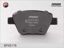 Колодки тормозные задние дисковые комплект FENOX для Audi A3 [8P1] / [8PA] / VW Golf VI / Scirocco (2008>)