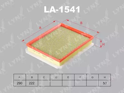 Фильтр воздушный Lynx для Astra H (2004>) / Zafira B (2005>) 1.9 Cdti