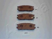 Колодки тормозные задние дисковые комплект Ashika для Opel Monterey / Frontera >98 Колодки тормозные задние дисковые комплект Ashika для Opel Monterey / Frontera >98