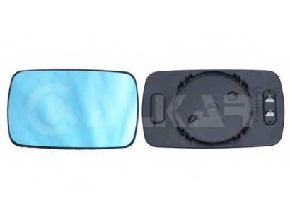 Стекло зеркала электрического правого Alkar для BMW 3-E36 / 5-E34 92-95 с обогревом