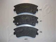 Колодки тормозные передние комплект Ashika для Mazda 6 (GG) (2002-2007) 2.0 / 2.3 Колодки тормозные передние комплект Ashika для Mazda 6 (GG) (2002-2007) 2.0 / 2.3