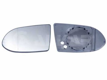 Стекло зеркала электрического правого Alkar для Opel Zafira (F75) (1999-2005) Right, glass+holder, convex, heated,