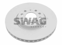Диск тормозной передний вентилируемый SWAG для Golf V (2004>) / A3 [8P1] (2003>) / Passat [B6] (2005> 312