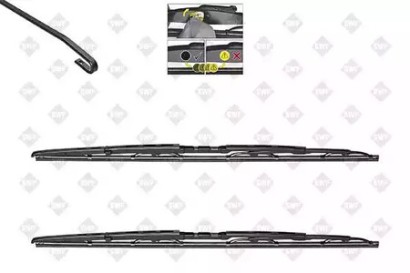 Щетка стеклоочистителя SWF для Audi A4 [B6] (2000-2004) 550 мм / 550 мм
