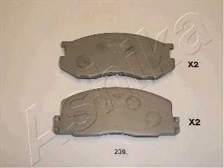 Колодки тормозные передние комплект Ashika для Toyota Estima 90-93 / Previa (>2000)