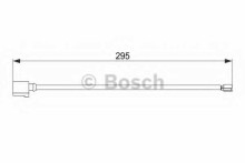 Датчик износа колодок BOSCH для Porsche Cayenne (2003>)