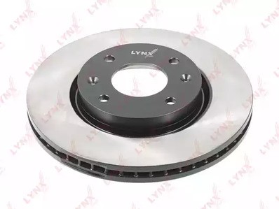 Диск тормозной передний вентилируемый Lynx для Hyundai Elantra / Sonata 01> c ABS