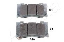 Колодки тормозные передние комплект Ashika для Nissan Infiniti FX50(S51) / G37 (2008>)