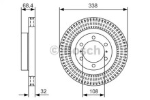 Диск тормозной передний вентилируемый BOSCH для Toyota Land Cruiser (150) / Prado / GX460 (2009>) D=338 !!! C 4351242050 НЕ ОБЪЕДИНЯТЬ!!! Диск тормозной передний вентилируемый BOSCH для Toyota Land Cruiser (150) / Prado / GX460 (2009>) D=338 !!! C 4351242050 НЕ ОБЪЕДИНЯТЬ!!!