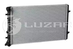 Радиатор основной Luzar для VW Golf IV / A3 (1.4-2.8 / 1.9D) 650x415