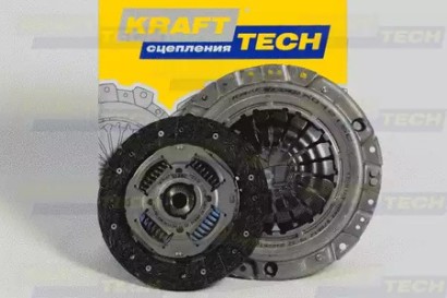 Комплект сцепления Krafttech Lacetti / Nexia ДИСК + КОРЗИНА , БЕЗ ВЫЖИМНОГО
