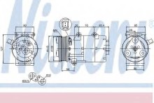 Компрессор системы кондиционирования Nissens для Ford Mondeo IV (2007>) Компрессор системы кондиционирования Nissens для Ford Mondeo IV (2007>)