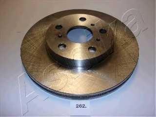 Диск тормозной передний вентилируемый Ashika для Toyota Celica 1.6 / 2.0 89-94 255x22x5