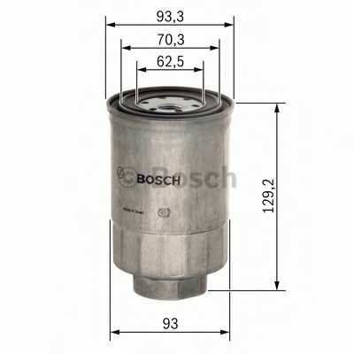 Фильтр топливный BOSCH для Mazda / Toyota 2.2 / 4.2 / D / TD