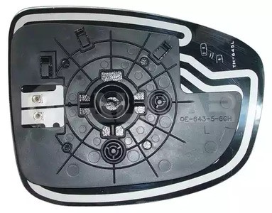 Стекло зеркала электрического правого Alkar для Mazda CX 5 (2012>)